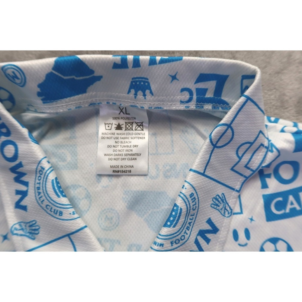 Charlotte Football‎ Club 2025 MLS Major League Soccer Button Shirt CLT Men's XL - Picture 4 of 7